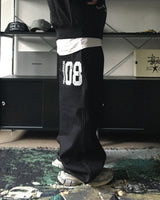 CT Back Printing Cotton Pants (2C)