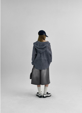 [MADE] Shrut Check Summer Loose Fit Hooded Shirt