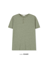 Portal Waffled Henley Top