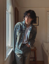 Noid western denim crop jacket