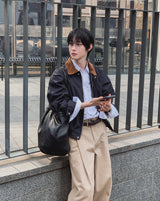 TLコーデュロイカラーワークジャケット