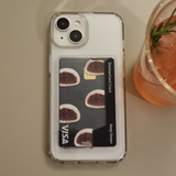 Steamed Bread MagSafe Transparent Card Wallet