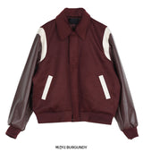 Stadium varsity collar jacket
