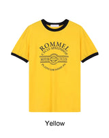 ティエンモーターサイクルリンガー半袖Tシャツ