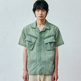 ripstop off duty fatigue shirt sage green
