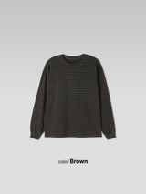 Muted Stripe Pigment T-Shirt (3color) (No.1004)