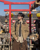 Woven Patch Pigment Work Jacket