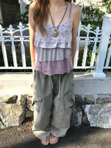 momo flower layered sleeve