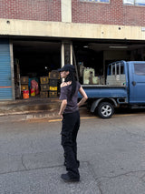  STRAP CARGO BOOTSCUT DENIM
