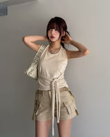 Oz Adjust Strap Cargo Pocket Shorts