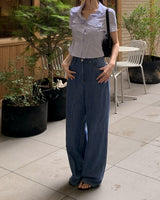 Jeanki linen denim pants