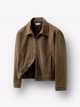 Mer crop suede jacket