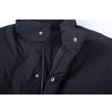 Short Minimal Duck-Down Padding Black