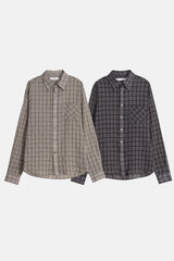 Mar over check shirt