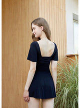 Aerial swimdress Black