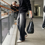 LMN Pure Stitch Brush Wide Denim (dark gray)
