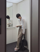 Rodina Two-Tuck Semi Wide Slacks