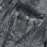 [24SS LSD COLLECTION] ダーティウォッシュコットンジャケット　ダーティブラック