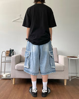 Indie Bermuda Cargo Denim Pants