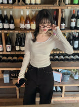 BK Dot Point Long Sleeve T-shirt (3color)