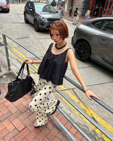 Dot Polka Dot Bootcut Long Pants
