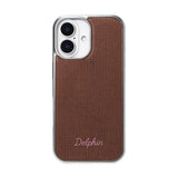 EMBROIDERY KNIT EPOXY CASE_BROWN