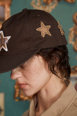 LOGO STAR CAP / BROWN