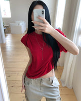 [1+1] Blend Basic Layering Short Sleeve