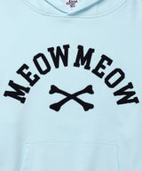 MEOW MEOW CAT EAR HOODIE BLUE(CV2GFFM401A)