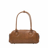 SPOILED LONG TOP – HANDLE BOX BAG | BROWN