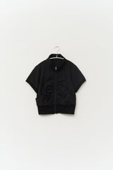 (W)クレジット ジップアップ