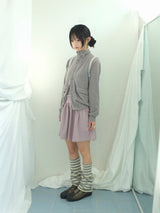 soft-touch raglan knit jacket