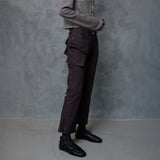 RIBBON POCKET ANKLE PANTS