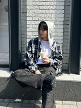 LMN Er Western Checkered Hooded Shirt (3 colors)