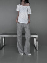 pretty emotion bootcut training pants (2color)