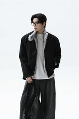 Fleece Lined Harrington Jacket