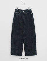 Malbec Raw Denim Wide Brushed Pants