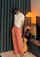 Iz Linen Collar Short-Sleeve Knit 6COLOR