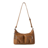 SPOILED CROSS BODY BOX BAG | BROWN