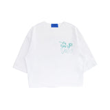 ターンダウンスウェット半袖Tシャツ(UNISEX)_SYS3TS04WT