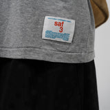 レックルーツオーセンティックラグランTシャツ (グレー)
