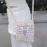 Flower Mini Cross Bag - Pink