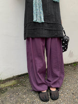 Rooney Linen String Wide Harem Pants