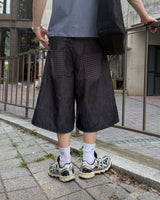 Haven Check Pocket Bermuda Denim Pants