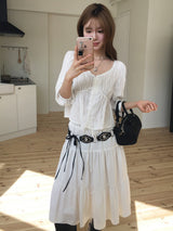 Pomelo v lace blouse