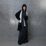 DOUBLE WAIST MAXI SKIRT
