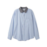 ASCLO Point Collar Stripe Shirt (2color)