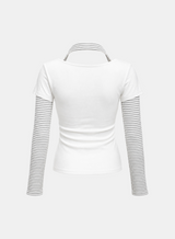 Roxy Layered Halter Graphic Tee