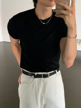 [SET] アベンカットマッスルフィット半袖Tシャツ + メールカットフレアフィットデニムパンツ