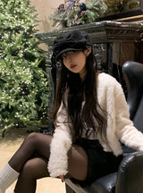 Prong Wool Button Shorts